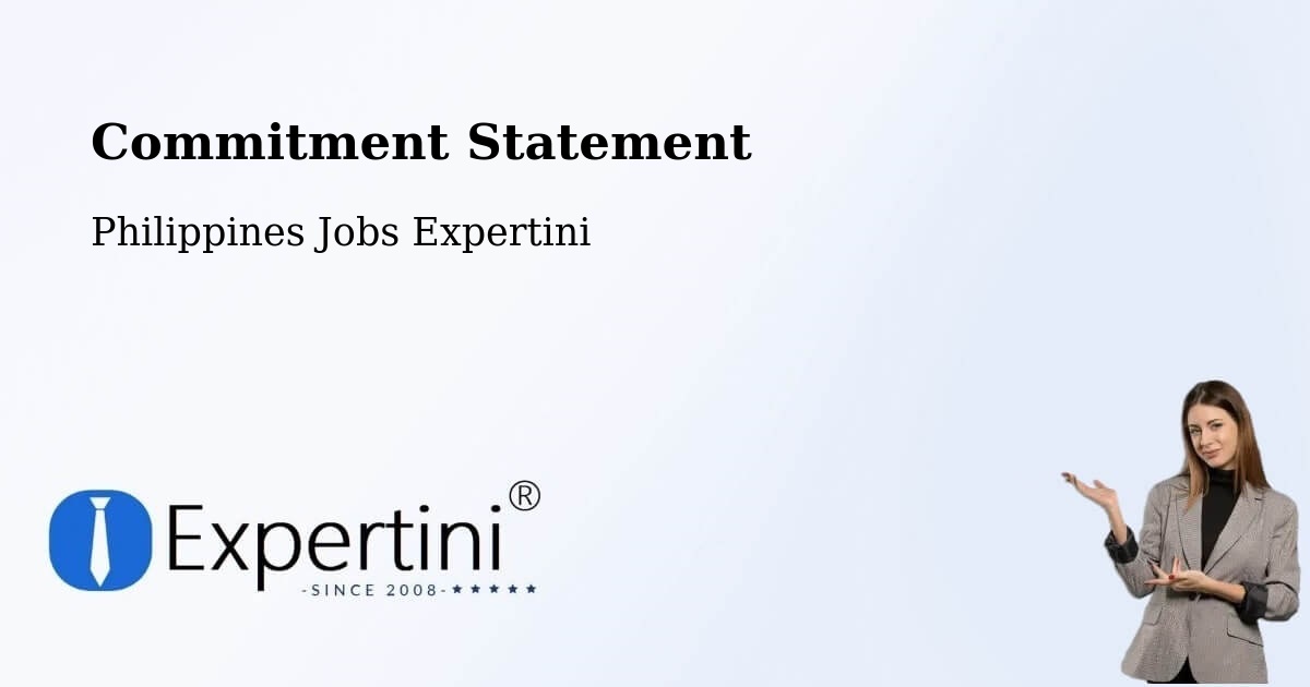 Corporate Commitment – Aritao - Philippines Jobs Expertini